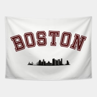 Boston Skyline Tapestry