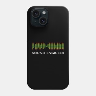 Sound engineer audio engineering Phone Case