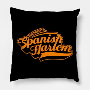 New York Spanish Harlem  - Spanish Harlem  - Spanish Harlem  Manhattan - El Barrio Pillow