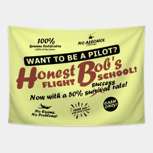 Honest Bob's Flight School Tapestry