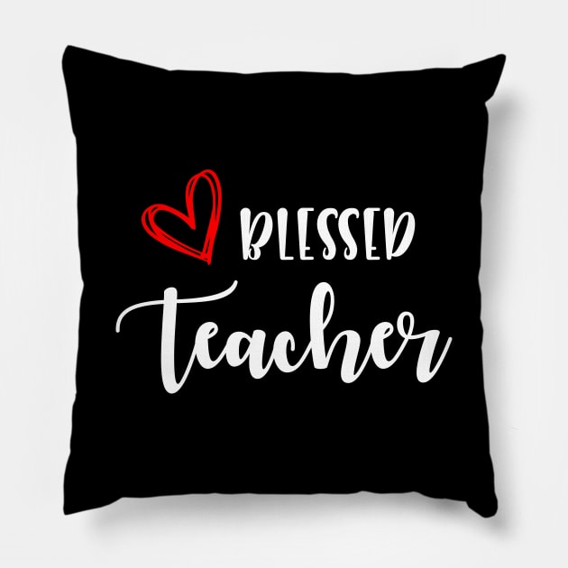 Blessed Teacher Pillow by evermedia