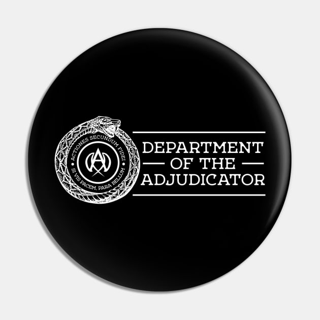 Department of the Adjudicator Pin by Nazonian