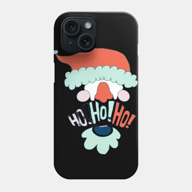 Ho Ho Ho - Santa's Face Phone Case by Christamas Clothing