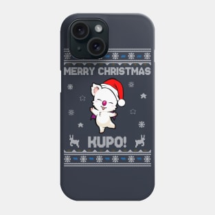 Moogle Merry Christmas Kupo! Phone Case