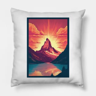 Zermatt,Matterhorn,Switzerland,Poster Pillow