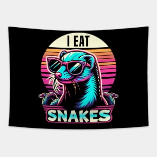 I Eat Snakes Vintage Mungo Tapestry