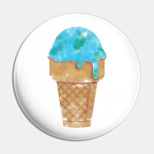 Earthy Ice Cream Pin