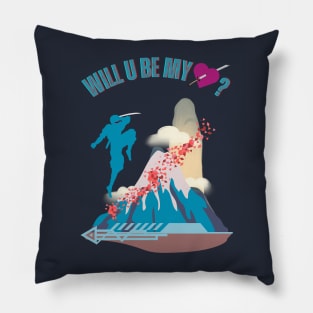 Ninja Valentine - Funny Ninja Pillow