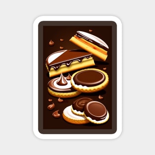 Sweet Crispy Chocolate Cookies Magnet