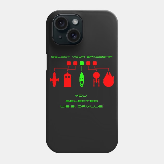 SELECT USS ORVILLE Phone Case by KARMADESIGNER T-SHIRT SHOP