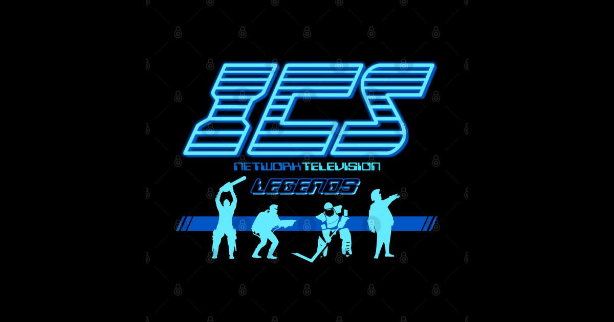 ICS Legends - The Running Man - Sticker | TeePublic