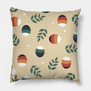 Leaf Eggs Halloween Pillow