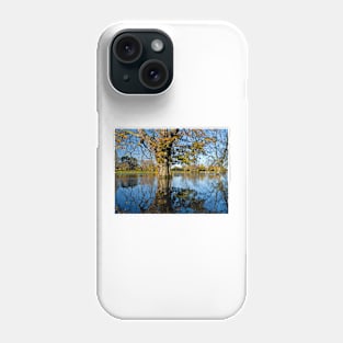 Horse Chestnut in the flooded River Ouse, York, England Phone Case