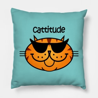 Cattitude 2 - Ginger Snap Pillow