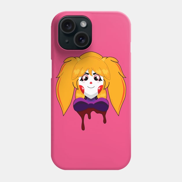 Killer Clown Girl Phone Case by i2studio