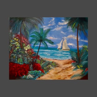 path to the Beach Hawaii T-Shirt