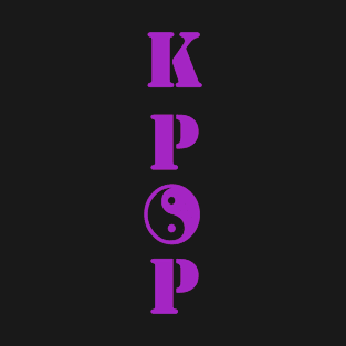 KPOP Yin Yang Purple T-Shirt