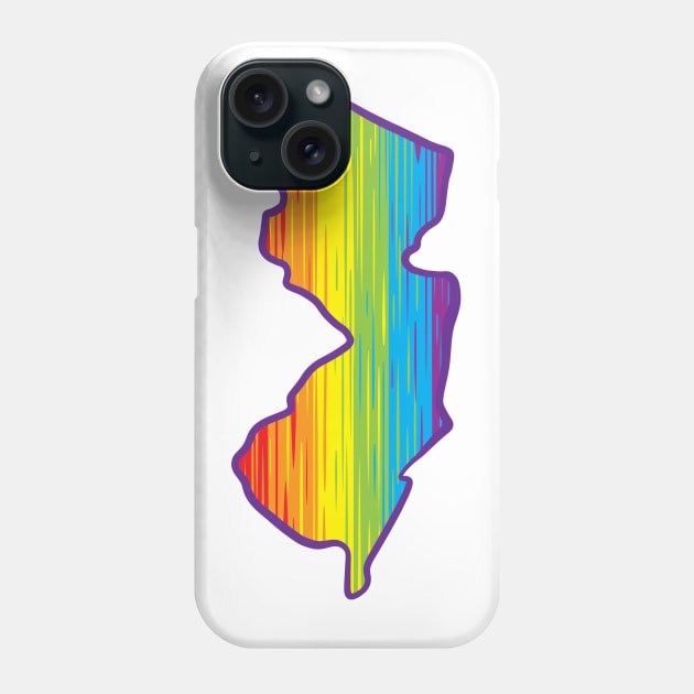 New Jersey Pride Phone Case by Manfish Inc.
