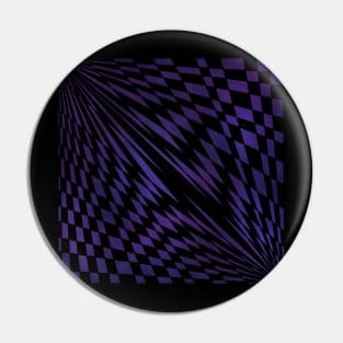 Optical Illusion in Purple Pin