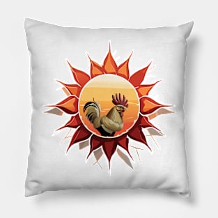 Ocean Rooster Pillow