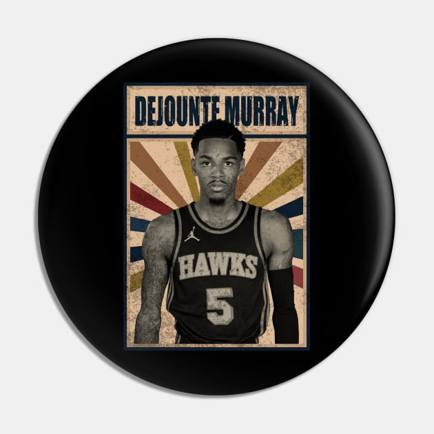 Atlanta Hawks Dejounte Murray Pin by RobinaultCoils