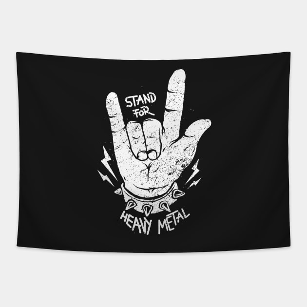 Stand For Heavy Metal Tapestry by Blazedfalcon