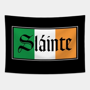 Slainte Irish Flag T-Shirt Tapestry