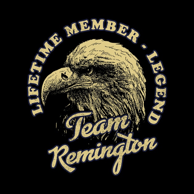 Remington Name - Lifetime Member Legend - Eagle by Stacy Peters Art