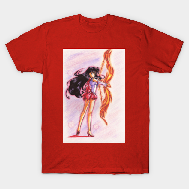 Discover Sailor Mars - Fire Attack - Sailor Mars - T-Shirt