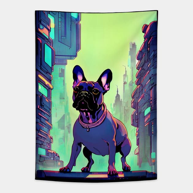 Car, Vehicle - Bulldog Fanny Anime Colorful Graphic 001 Painting by Aryu -  Pixels