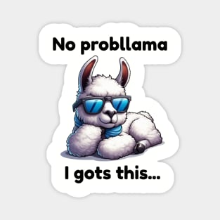 No probllama Magnet