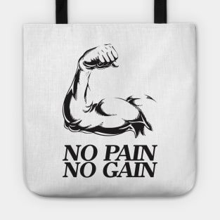 No pain no gain - Crazy gains - Nothing beats the feeling of power that weightlifting, powerlifting and strength training it gives us! A beautiful vintage design representing body positivity! Tote