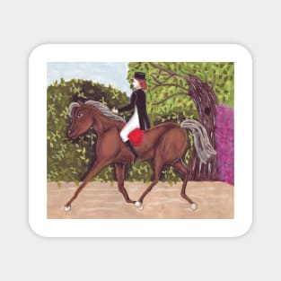 Dressage Horse English Style Riding Magnet