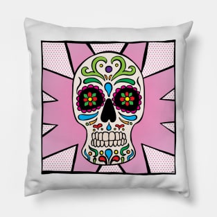 Sugar Skull - Pink Pillow