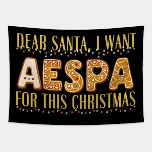 I Want aespa For This Christmas Tapestry