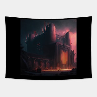 coliseum cyberpunk Tapestry