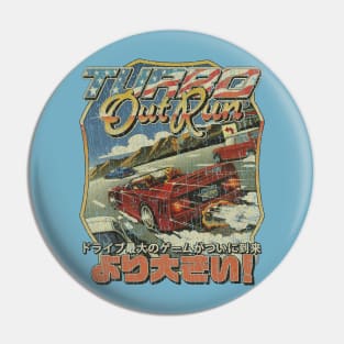 Turbo Outrun 1989 Pin