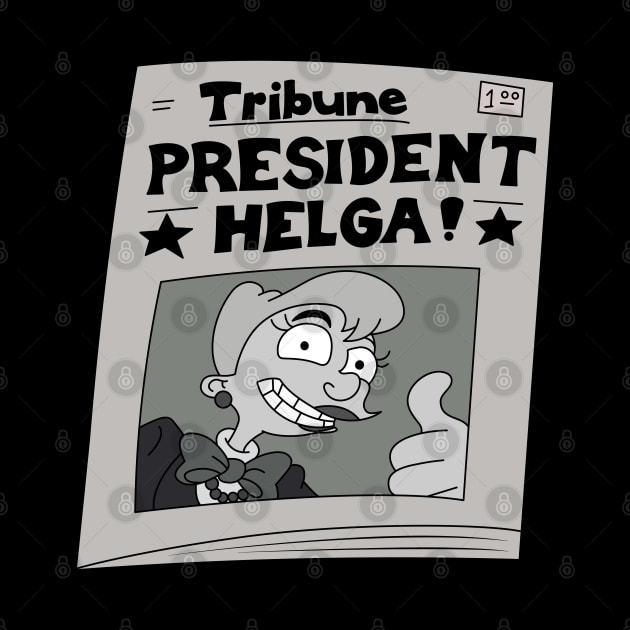 President Helga by artxlife