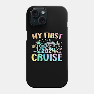 My First Cruise 2024 Vacation Matching Family Cruise Ship Phone Case