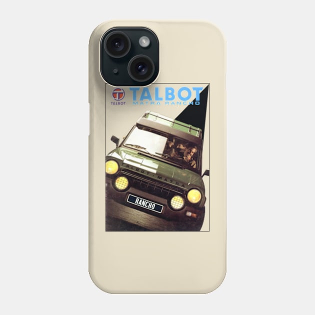 MATRA RANCHO - brochure Phone Case by Throwback Motors