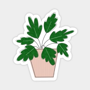 Sweet Potted Plant Magnet