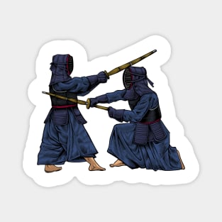 Japanese martial arts - Kendo fighters Magnet