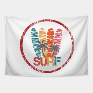 surf board, surf shirt, summer shirt, beach shirt Tapestry