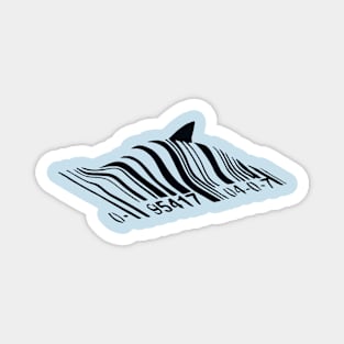 Banksy Barcode Shark Magnet