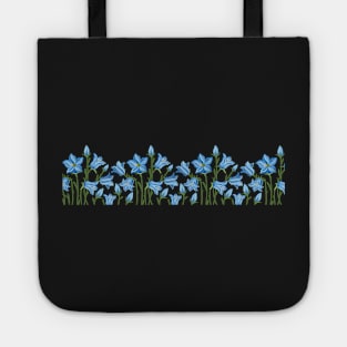 Virginia Bluebell Blue Flowers - State Flower Floral Art Tote