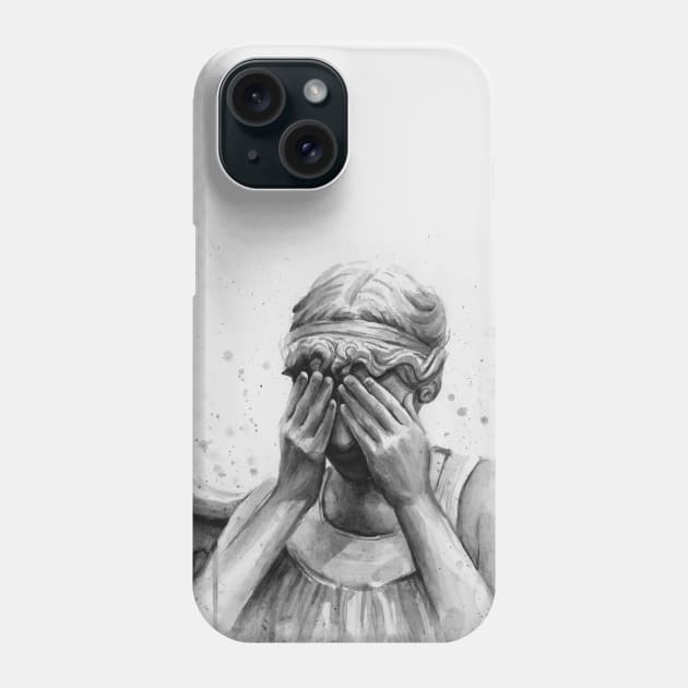 Don't Blink Phone Case by Olechka