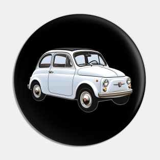 Classic Fiat 500 in Pristine Condition Pin