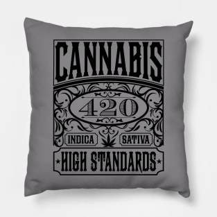 Cannabis High Standards 420 Pillow