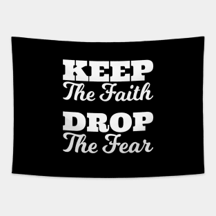 Islamic Quotes Keep the Faith Tapestry