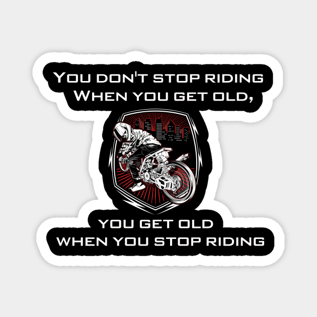 Motorbike Lover Magnet by WHOLESALENERD